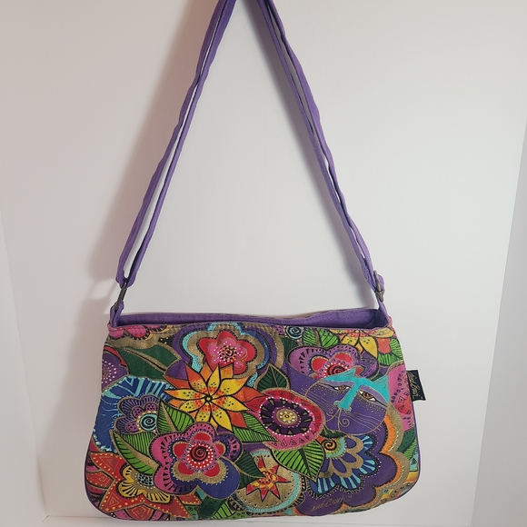 Laurel Burch Handbags - Laurel Burch Colorful Floral Bag
